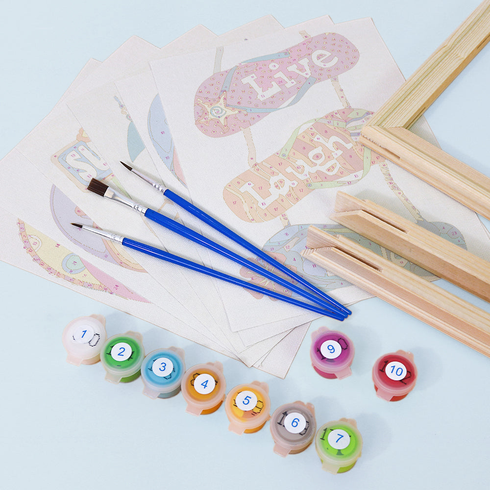 Flipflopsfreude-Malen-nach-Zahlen