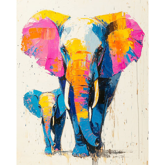 Angenehme-Farben - Malen nach Zahlen