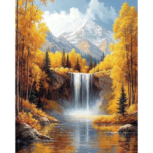 Bergfrühlingszauber - Malen nach Zahlen