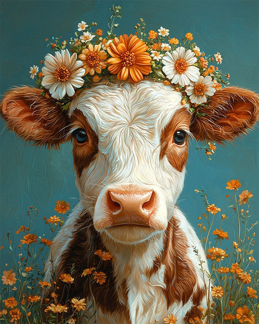 Blumenkuh- Malen nach Zahlen