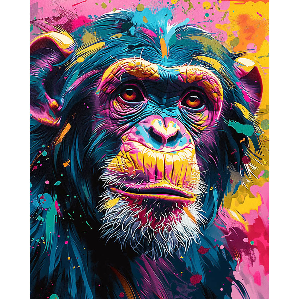 Chromatic Monkey- Painting by Numbers