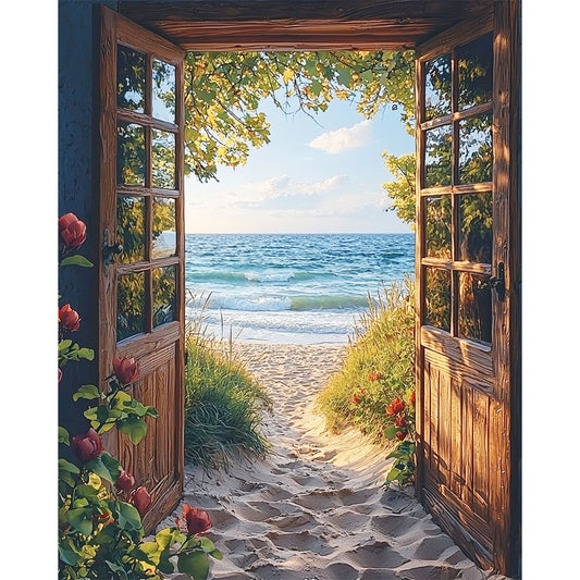 Das-Tor-zum-Meer - Malen nach Zahlen