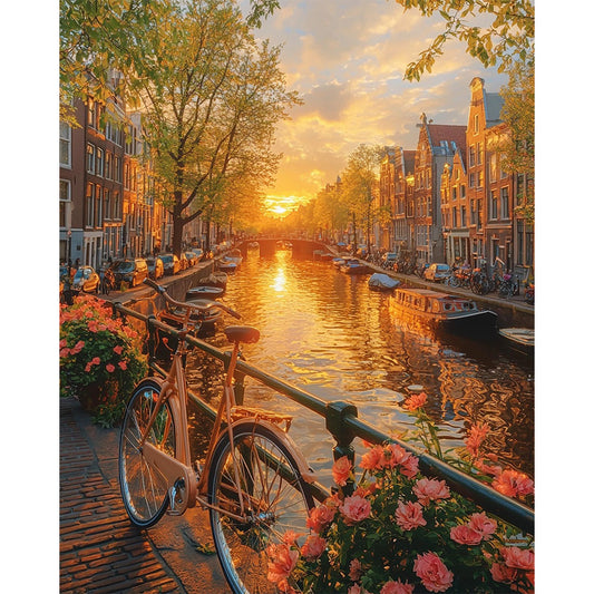 Fahrradsymphonie - Malen nach Zahlen