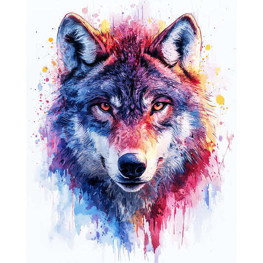 Feuerblick-im-Nebel- Malen nach Zahlen