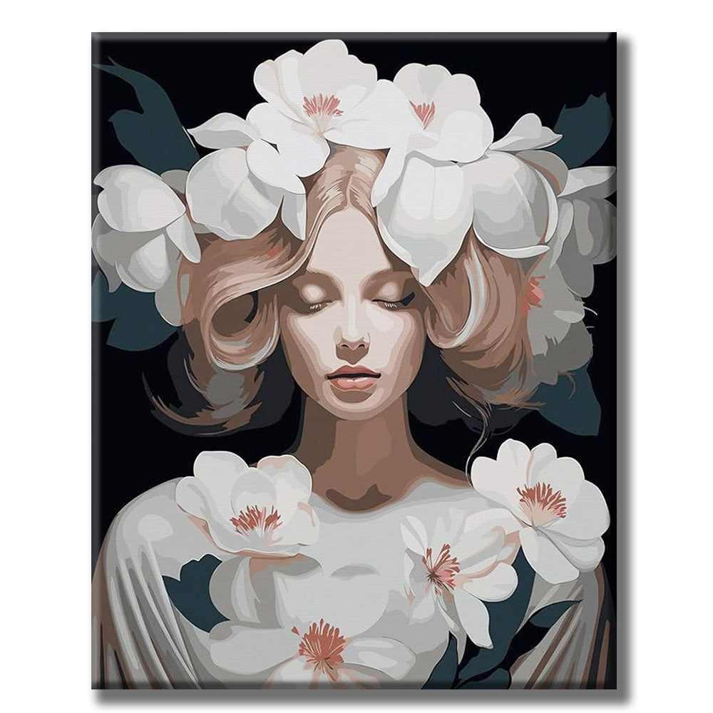 Floral Reverie- Painting by Numbers