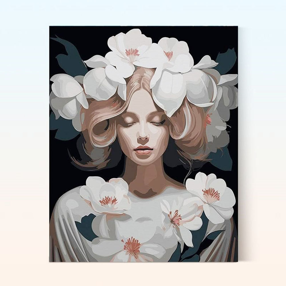 Floral Reverie- Painting by Numbers