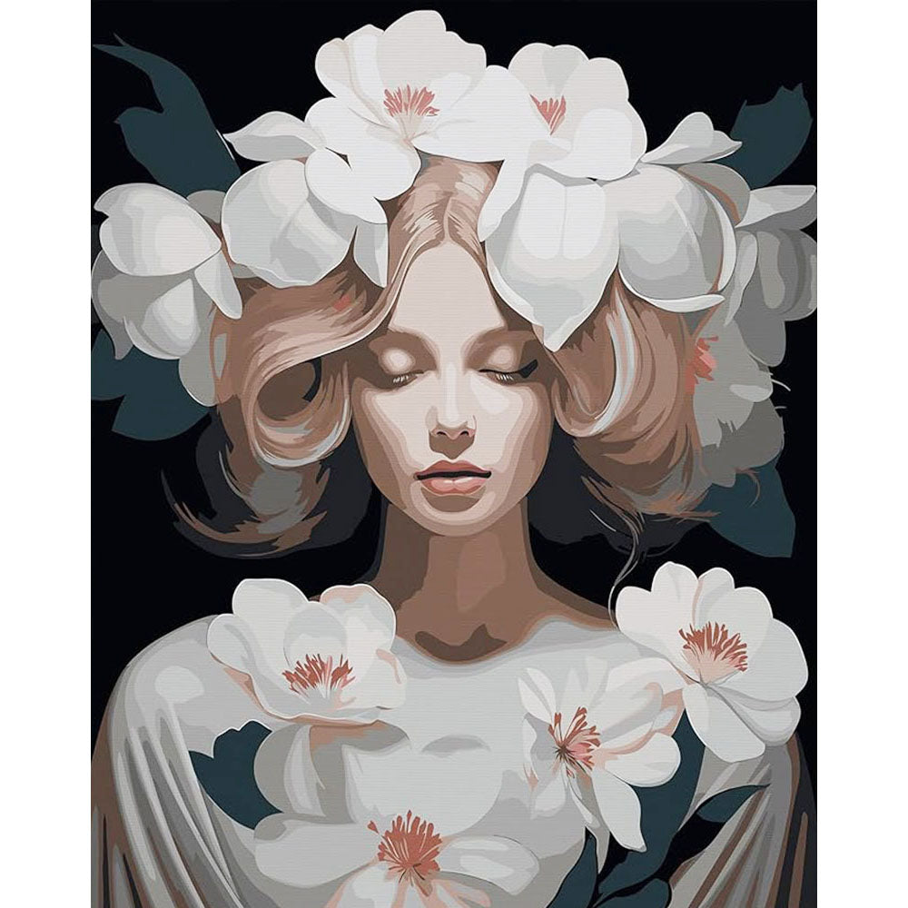 Floral Reverie- Painting by Numbers