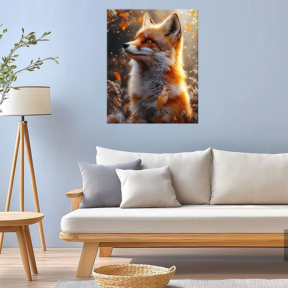 Fuchs-des-Waldes- Malen nach Zahlen-