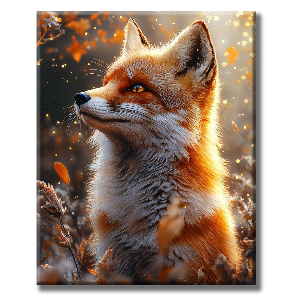 Fuchs-des-Waldes- Malen nach Zahlen-