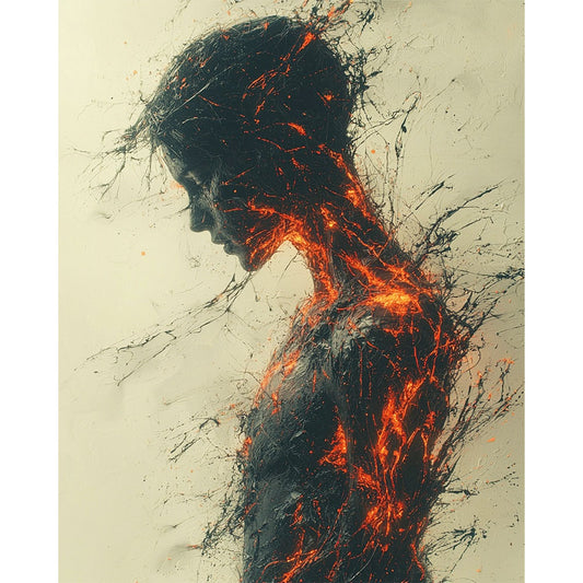 Glühender-Geist - Malen nach Zahlen