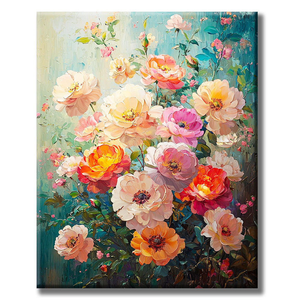 Harmonie der Blumen- Malen nach Zahlen
