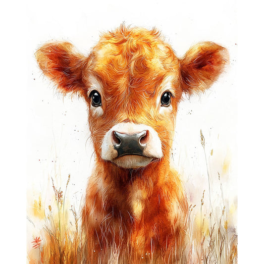 Kuh-der-Weite- Malen nach Zahlen