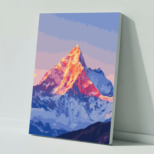 Majestätisches Licht der Dämmerung - Malen nach Zahlen