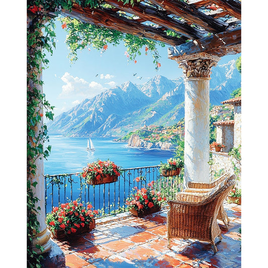 Meeresplattformen- Malen nach Zahlen