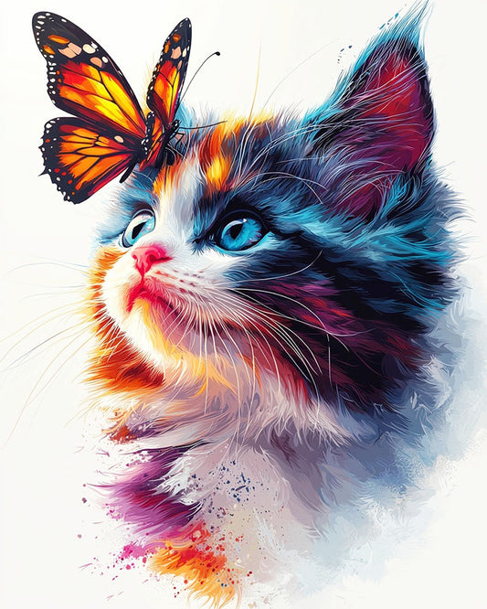 Mimi Schmetterling- Malen nach Zahlen