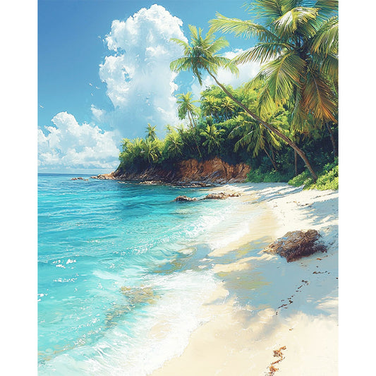 Ozeanmelodie- Malen nach Zahlen