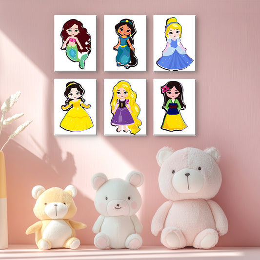 Prinzessinchen -Malen-nach-Zahlen