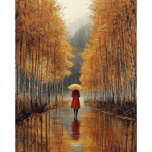 Regenzauberweg - Malen nach Zahlen