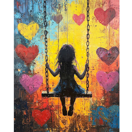 Schaukel der Träume- Malen nach Zahlen