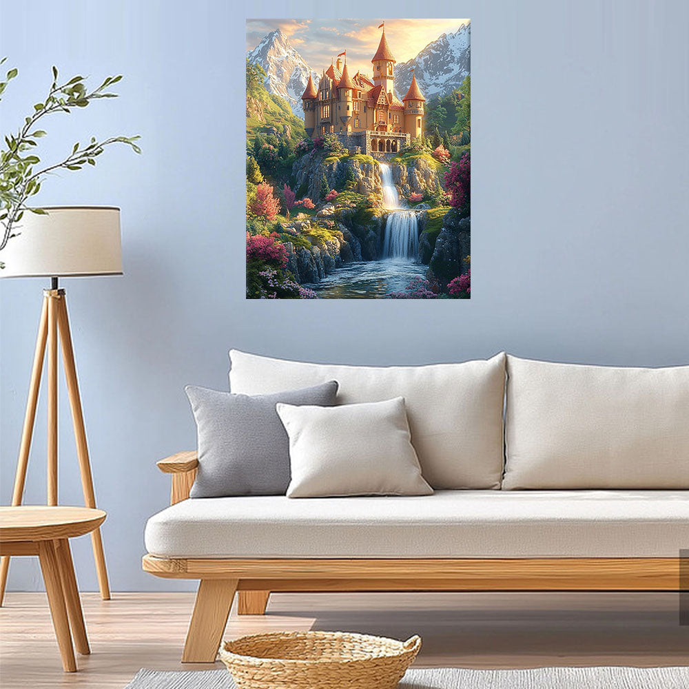 Schloss-der Wunder - Malen nach Zahlen