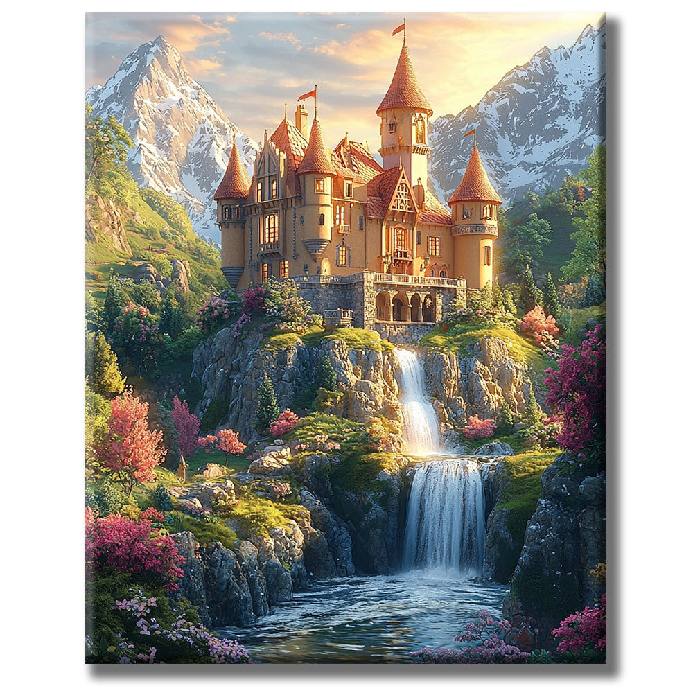 Schloss-der Wunder - Malen nach Zahlen