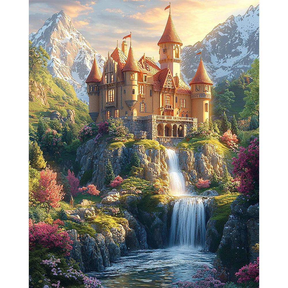 Schloss-der Wunder - Malen nach Zahlen