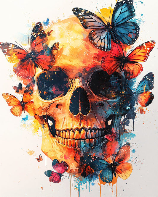 Schmetterlinge - Malen nach Zahlen