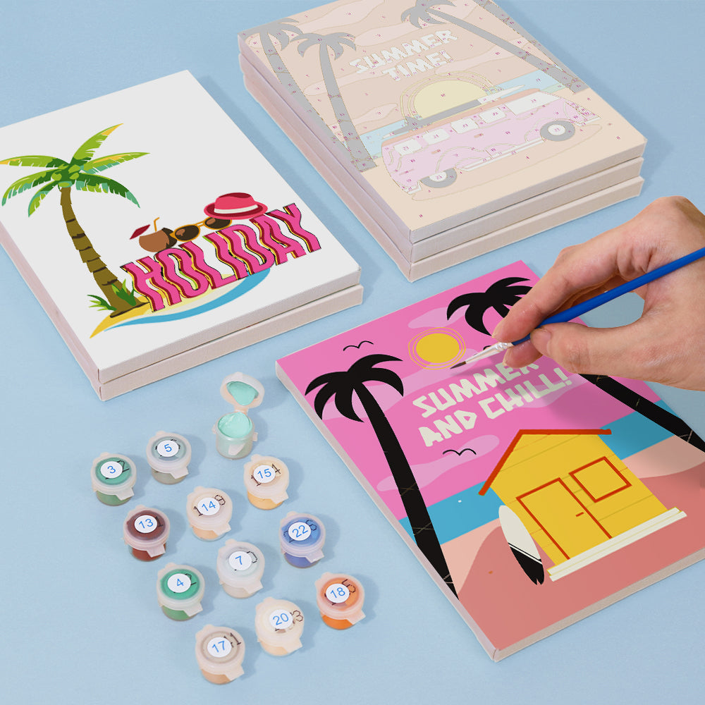 Sommerträume - Malen-nach-Zahlen