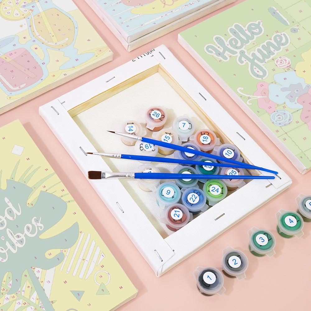 Süßer Sommerträume -Malen-nach-Zahlen