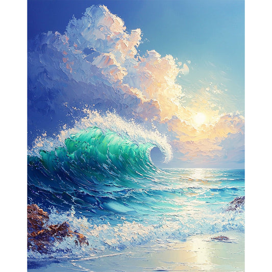 Tanz-des-Meeres- Malen nach Zahlen