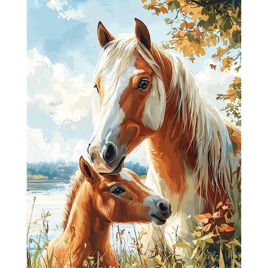 Wiesenliebe- Malen nach Zahlen