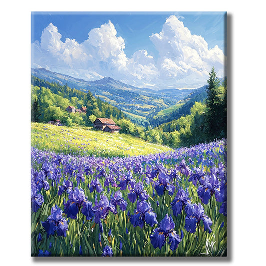 Blumenfeld- Malen nach Zahlen