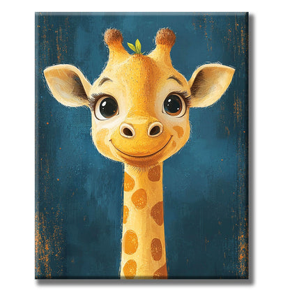 Giraffe Süße- Malen nach Zahlen