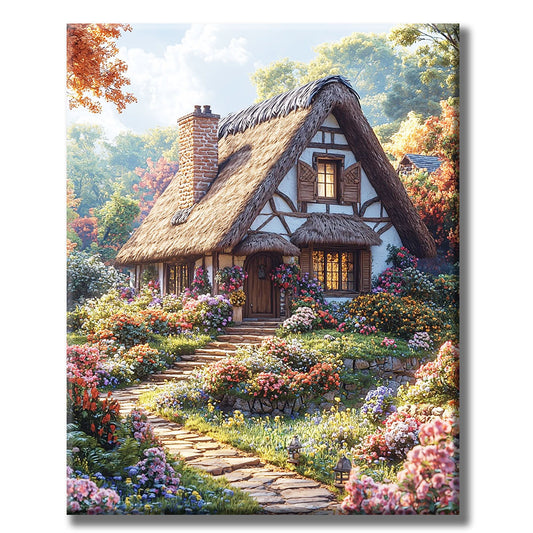 Traumzauberhaus - Malen nach Zahlen