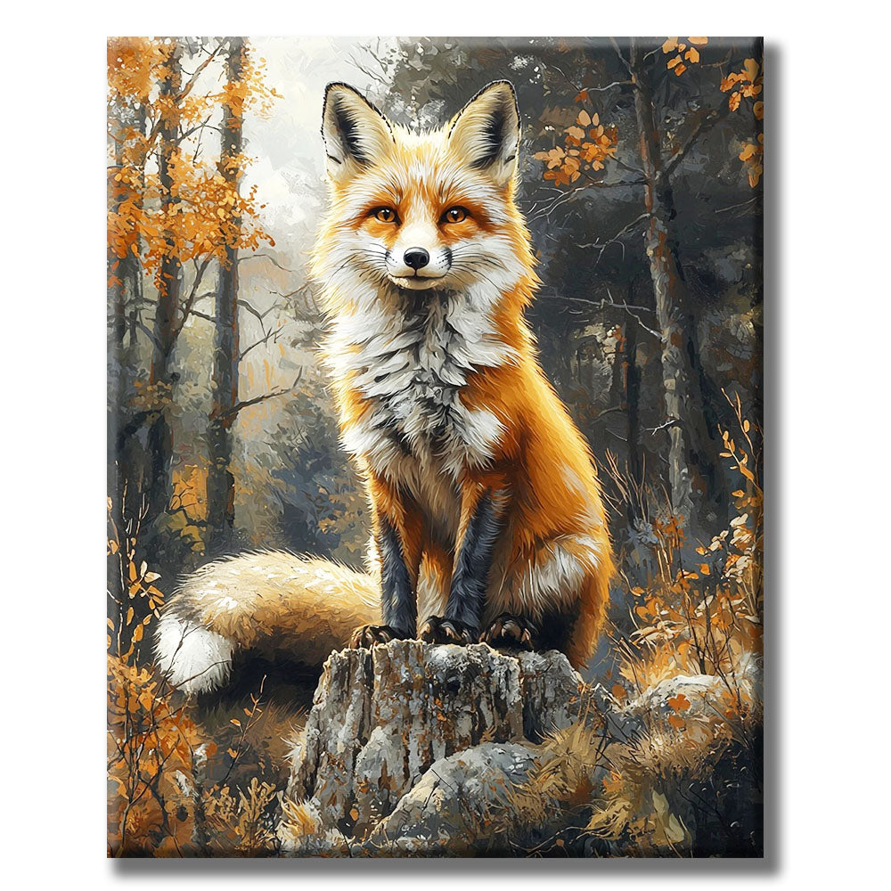 Waldfuchs- Malen nach Zahlen